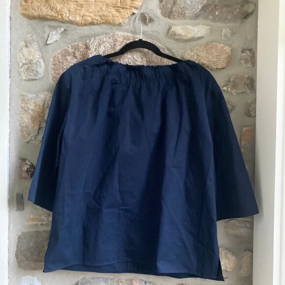 NWOT G. LABEL BY GOOP Navy Wisenberg Rope-Tie Top $395.00 - Picture 8 of 11